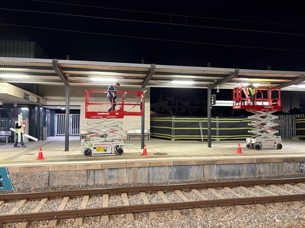 Estación de Sant Andreu de Llavaneres (Barcelona)