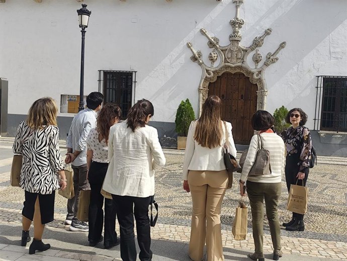 Visita de autoridades comunitarias y españolas a infraestructuras en Olivenza construidas a través del Poctep