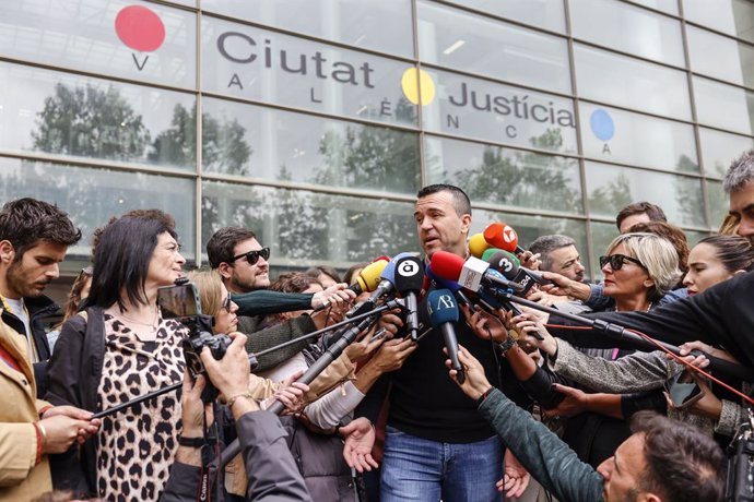 O presidente da Diputación de València, Vicent Mompó, em sua chegada ao tribunal para testemunhar.