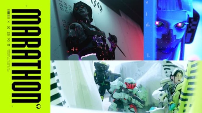 O novo jogo de videogame da Bungie, Marathon.