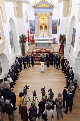Acto de anuncio de la cesión de los locales de la antigua galería de arte 'Clave' para dedicarlos a Museo de la Semana Santa de Murcia