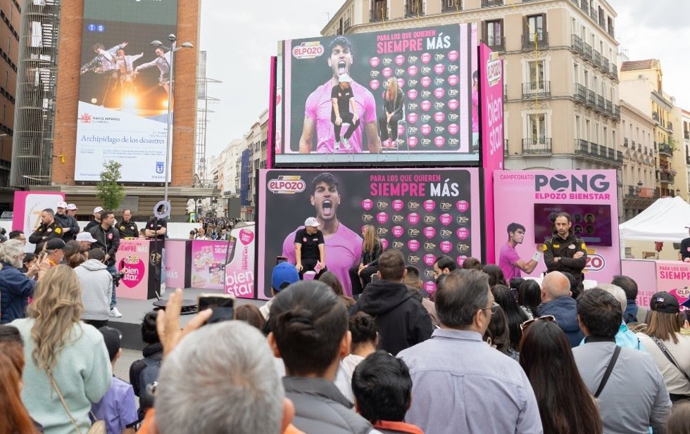 Imagen de archivo de la activación de ElPozo Bienstar en la Plaza Callao en 2024