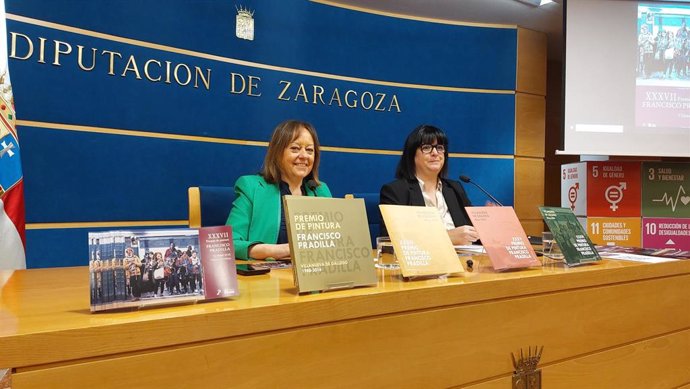 La diputada delegada de Cultura, Charo Lázaro; y la concejala de Cultura, Susana González.
