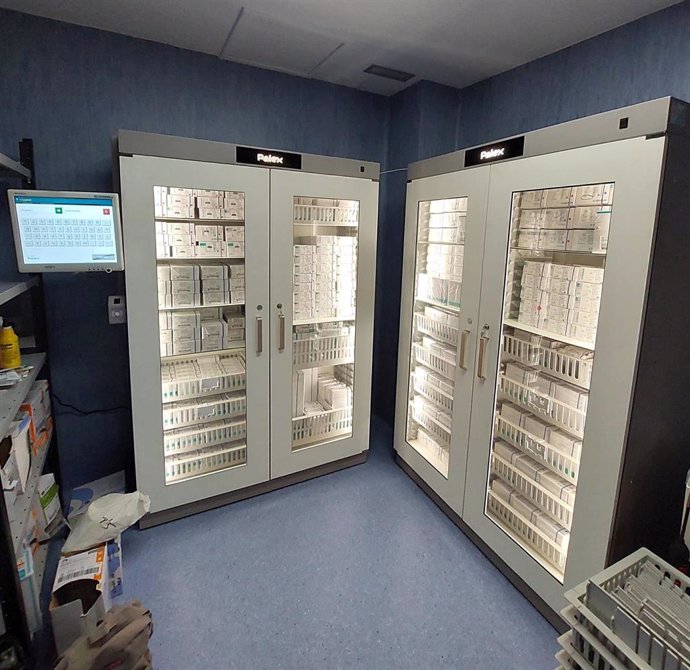 Armarios con tecnología RFID en el Hospital Universitario Torrecárdenas de Almería.