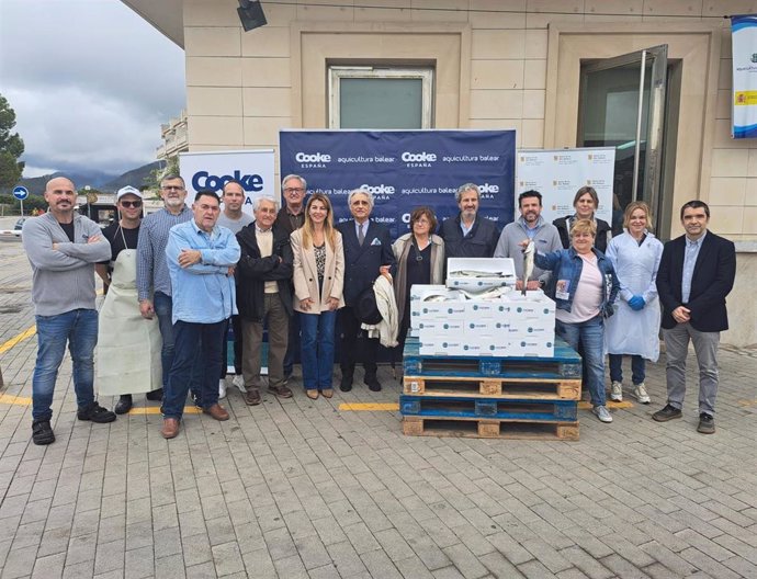 El Govern y Aquicultura balear donan 5.000 lubinas a ocho entidades sociales de Mallorca