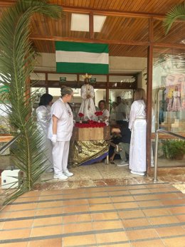 Procesión Cautivo Chico Centro Mayores El Palo de Málaga.