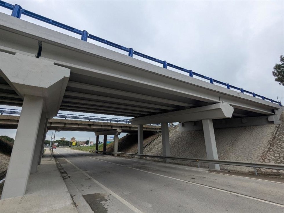 Viaducto tras las obras de rehabilitación.
