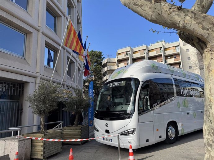 El autobús de hidrógeno de Irizar.