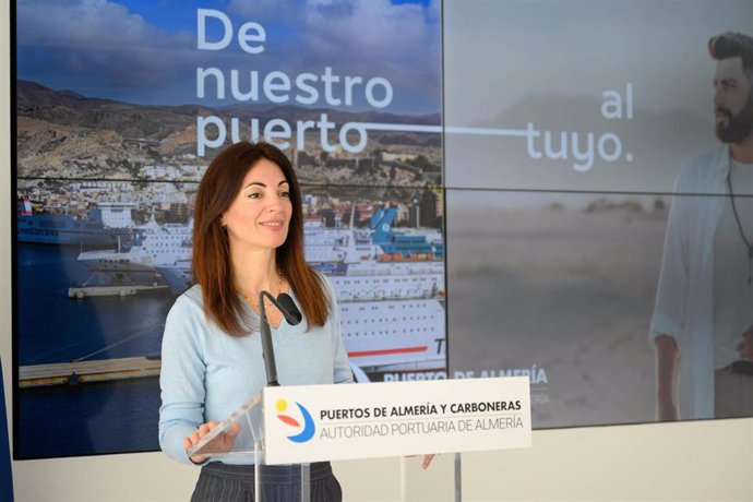 La presidenta de la Autoridad Portuaria de Almería, Rosario Soto.