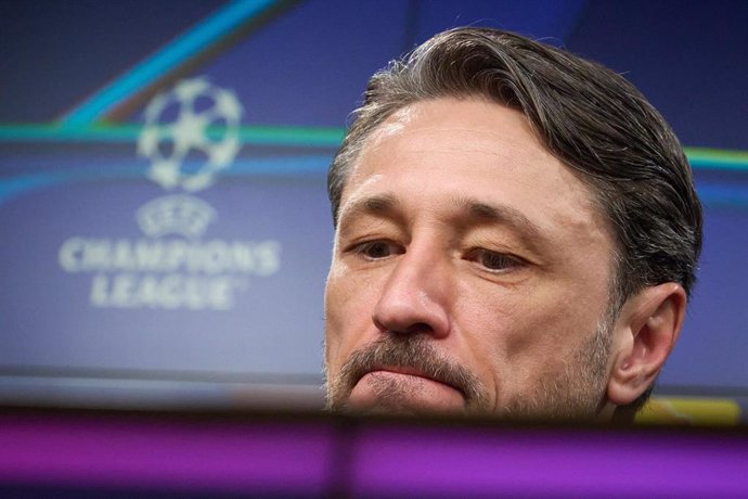 El entrenador del Borussia Dortmund, Niko Kovac, en rueda de prensa.