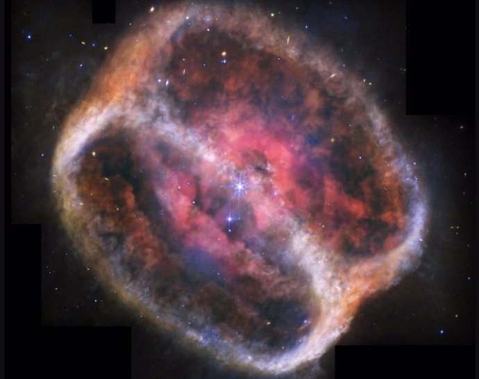 O Telescópio Espacial James Webb da NASA/ESA/CSA obteve a imagem mais detalhada até o momento da nebulosa planetária NGC 1514 graças às suas observações exclusivas no infravermelho médio.