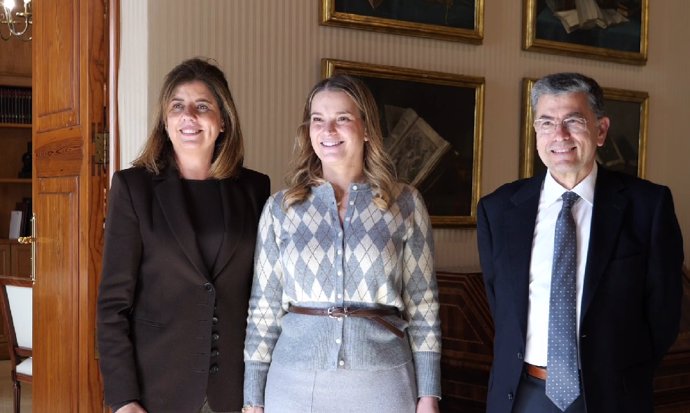 La presidenta del Govern, Marga Prohens, en la audiencia al Tribunal de Cuentas.