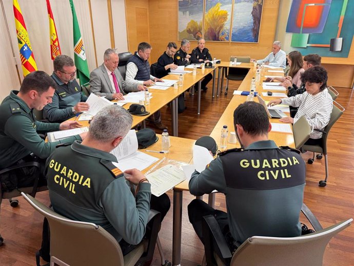 La Junta Local de Seguridad de Fraga con motivo de La Faldeta 2025