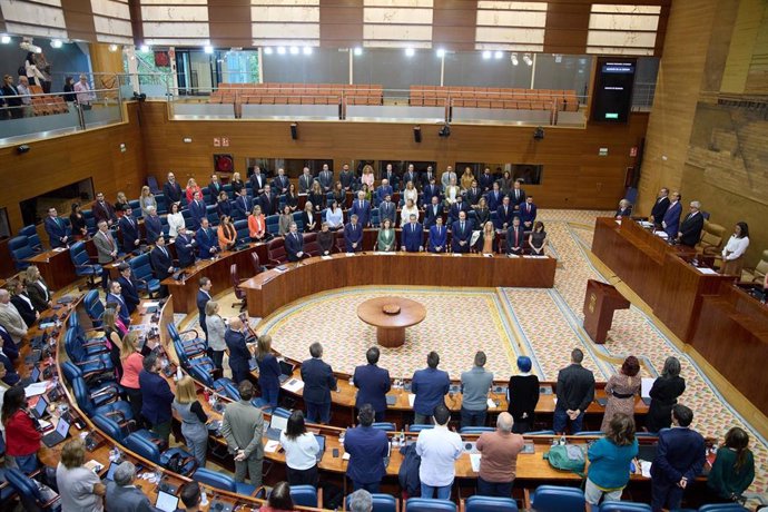 Archivo - Pleno en la Asamblea de Madrid