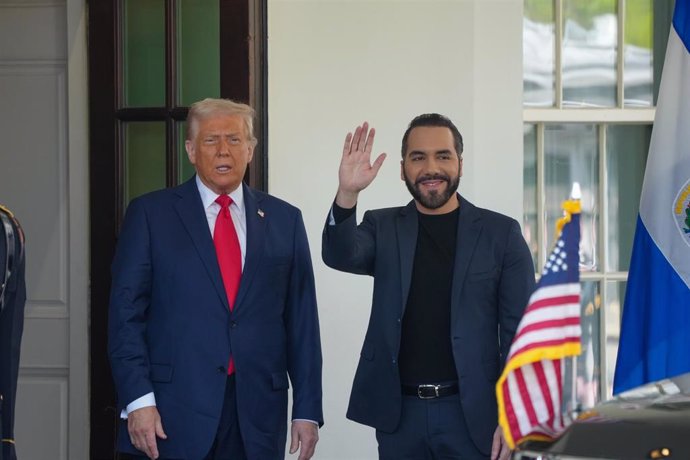 Donald Trump y Nayib Bukele en Washington