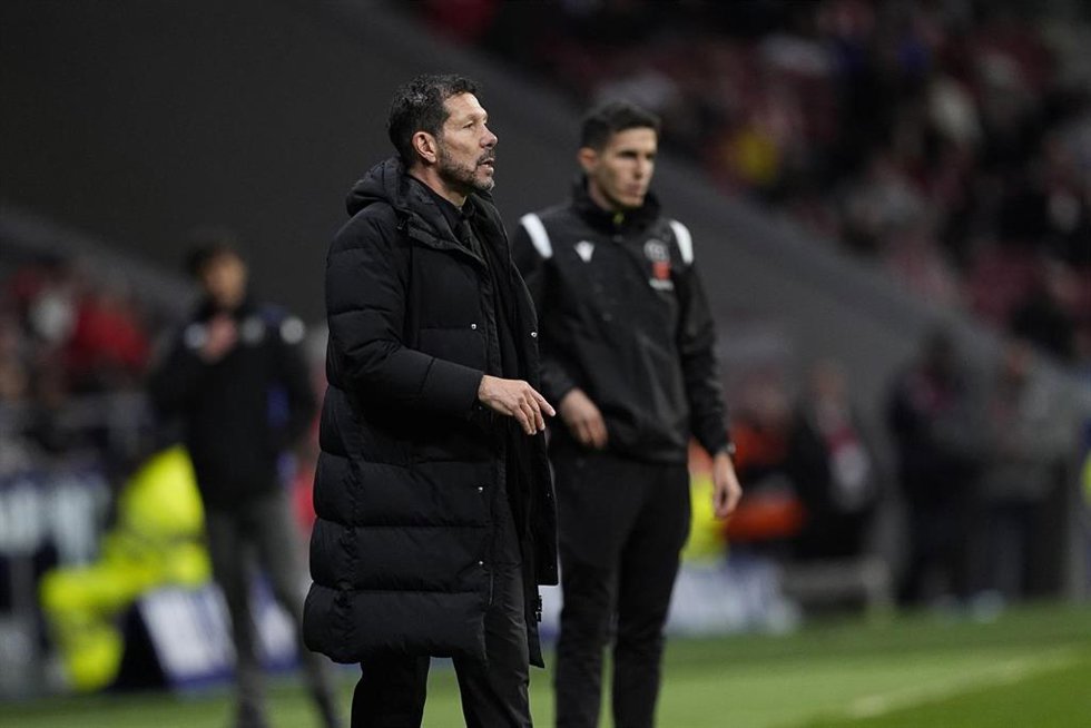 Diego Pablo Simeone, entrenador del Atlético de Madrid