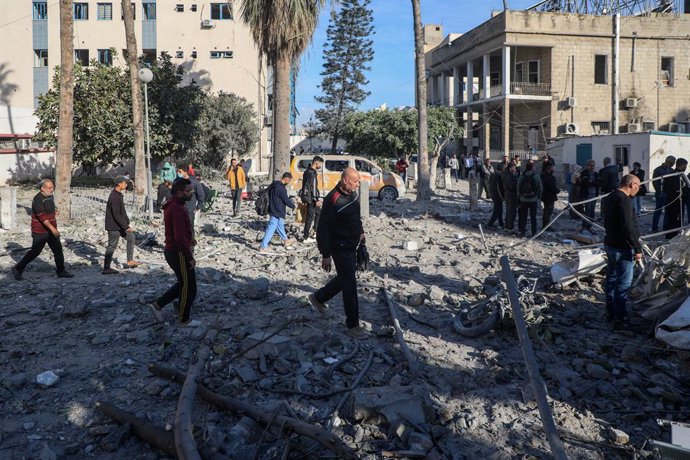 Ataque israelense ao Hospital Batista Al Ahli na Cidade de Gaza