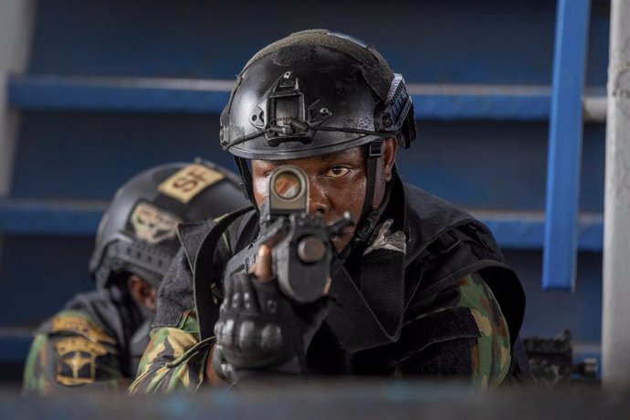 Imatge d'arxiu d'un soldat de Nigèria