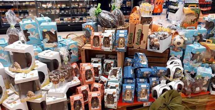 Venta de Monas de Pascua en Caprabo
