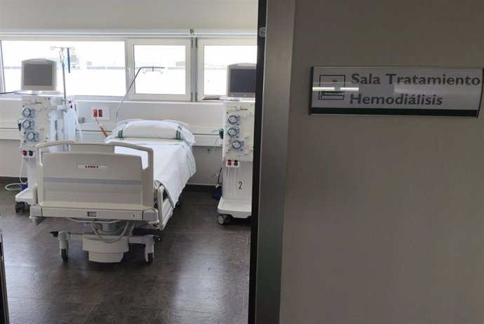 Sala de tratamiento de hemodiálisis