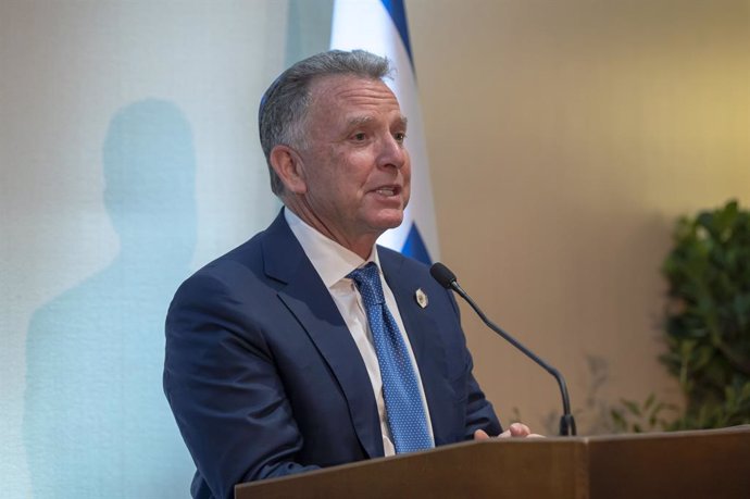 Archivo - 26 de janeiro de 2025, Nova York, Nova York, Estados Unidos: (novo) evento de abertura da sinagoga altneu em nyc. 26 de janeiro de 2025, nova york, nova york, estados unidos: steve witkoff, enviado do presidente dos estados unidos donald trump p