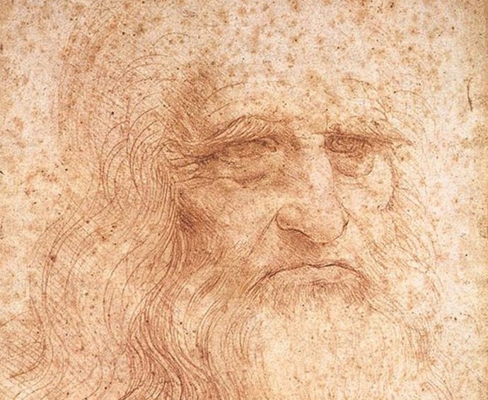 Foto autorretrato de Leonardo Da Vinci