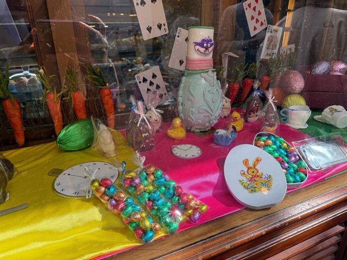 Los huevos de Pascua es uno de los dulces que se venden en Semana Santa.