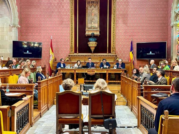 Pleno extraordinario del Consell de Mallorca para aporbar la incorporación de remanentes al presupuesto de 2025.