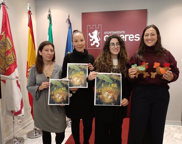 Presentación de la programación de la festividad de San Jorge en Cáceres