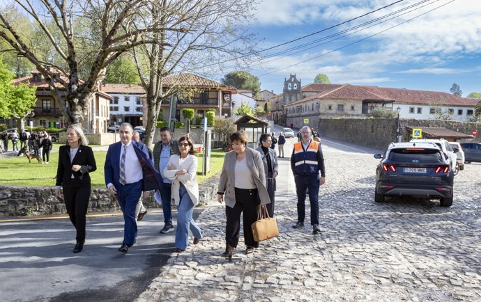 Inauguración del nuevo itinerario en Santillana del Mar