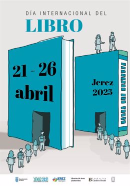 Cartel del Día del Libro en Jerez
