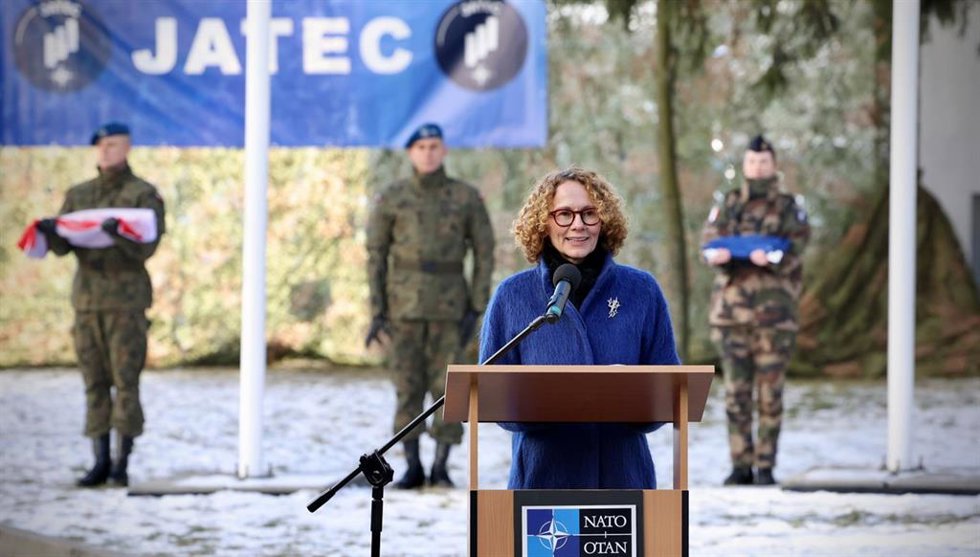 Archivo - La vicesecretaria general de la OTAN, Radmila Shekerinska, en un acto en Polonia.