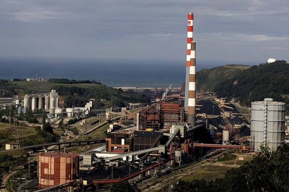Archivo - Térmica de Aboño (Gijón)