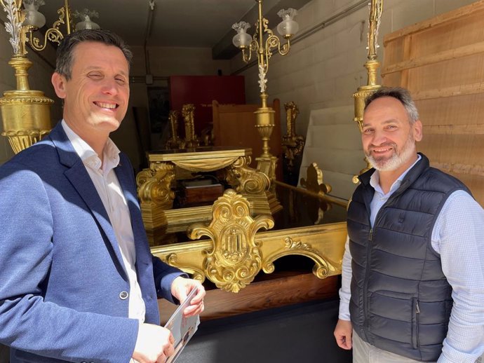La Diputación restaura y pone en valor las andas procesionales de San Vicente Ferrer en la Vall d'Uixó