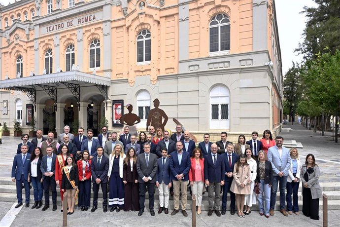Imagen de los asistentes a la presentación de las Fiestas de Primavera en Murcia