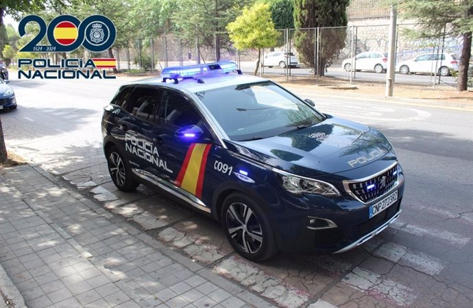 Archivo - Vehículo de la Policía Nacional. Archivo.
