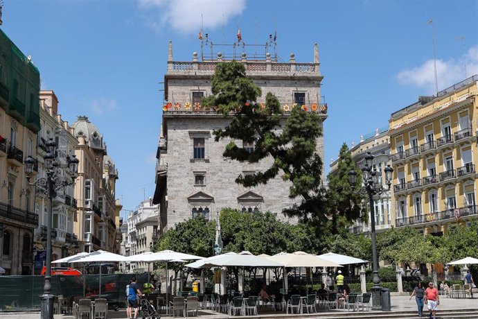 Archivo - Fachada del Palau de la Generalitat Valenciana