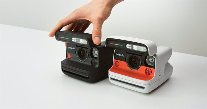 “Polaroid Flip Camera In Black & White”