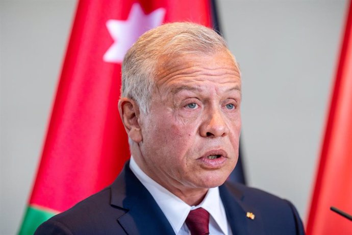 El rey Abdalá II de Jordania durante una reciente visita a Berlín, Alemania