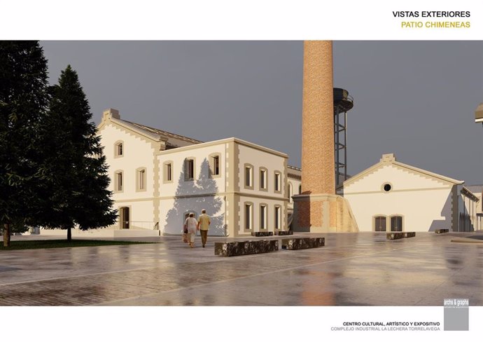 Archivo - Infografía del futuro centro de arte de La Lechera