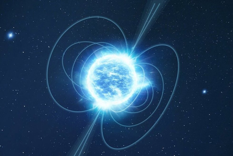 Impresión artística de un magnetar