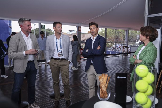 Mar Pieltain, Sergio Bispo, David Ferrer e Tommy Robredo no Lexus Tour do Barcelona Open Banc Sabadell - Troféu Conde de Godó 2025