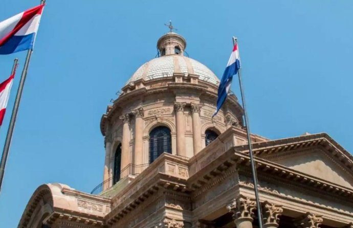 Archivo - Bandera Paraguay