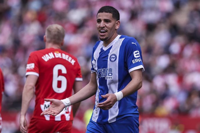 Abdelkabir Abqar con el Deportivo Alavés