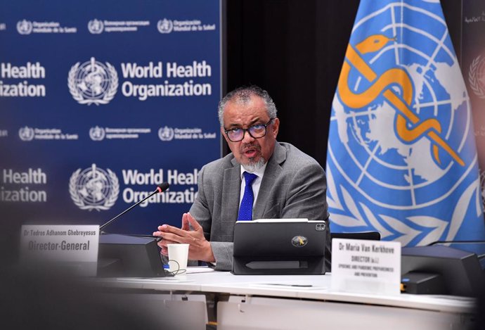 Archivo - El director general de la Organización Mundial de la Salud (OMS), Tedros Adhanom Ghebreyesus
