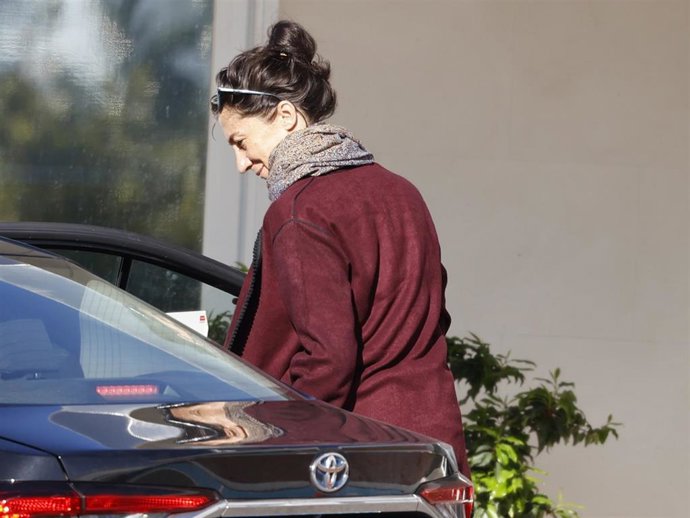 Claudia Stilianopoulos llega al Hospital Ruber Internacional donde se encuentra ingresado Ernesto de Hannover