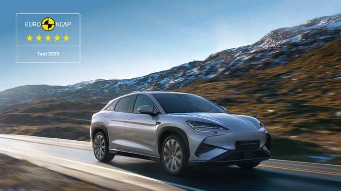 El BYD Sealion 7 obtiene las cinco estrellas en las pruebas de seguridad Euro NCAP.
