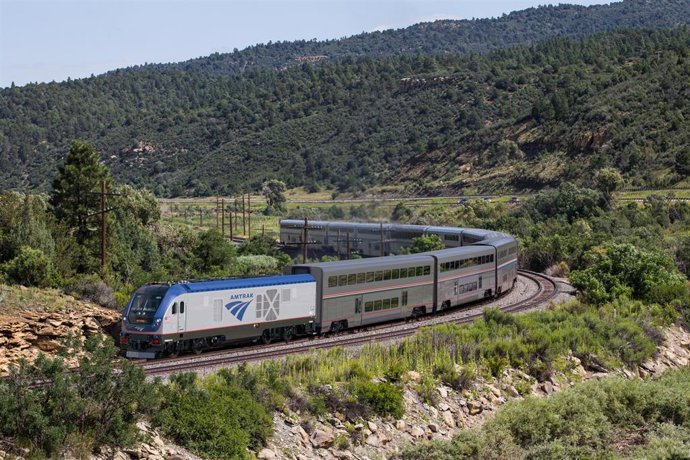 Archivo - Ferrocarril operado or Amtrak