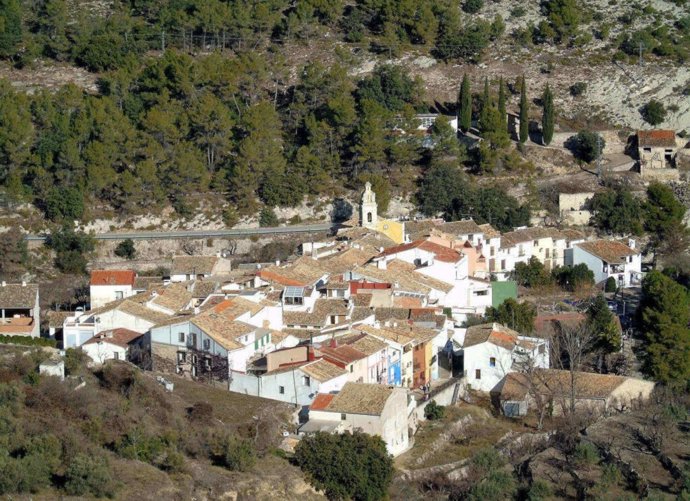 Imagen de archivo del municipio de Famorca (Alicante)