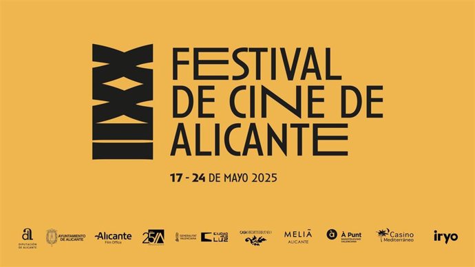 Cartel promocional del Festival Internacional de Cine de Alicante de 2025